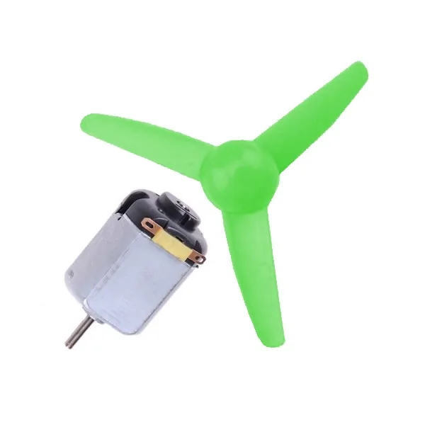 Set Mini Motor DC și Elice – Verde