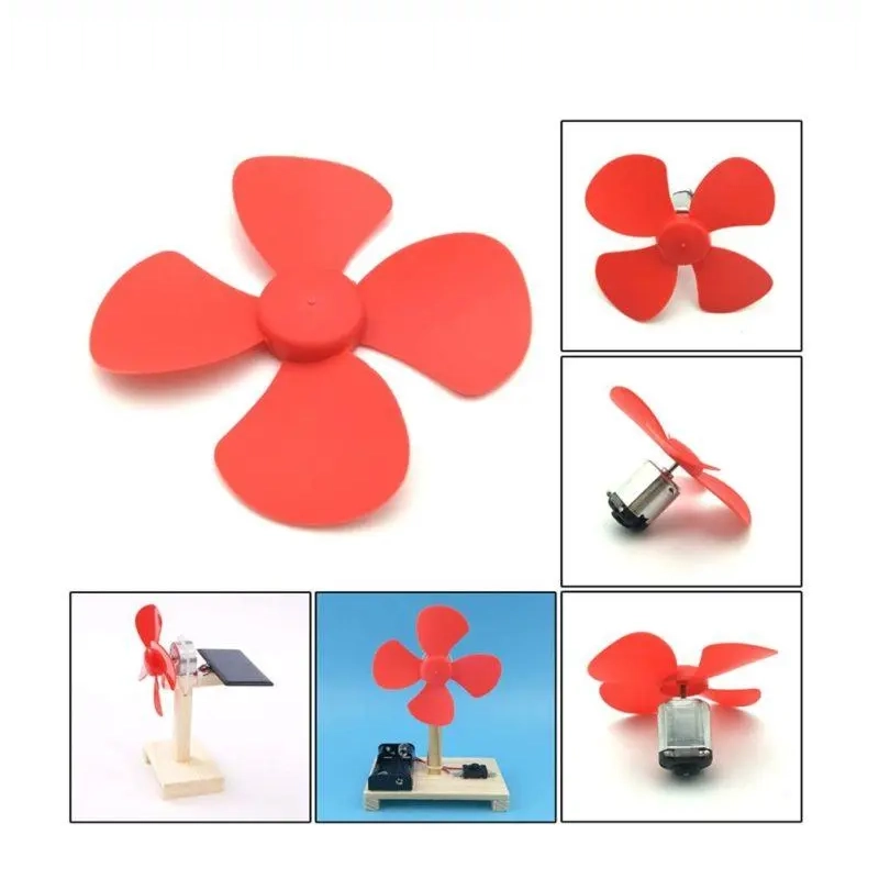 Mini DC Motor + 4‑Blade Propeller Set (Black) Mini DC Motor + 4‑Blade Propeller Set (Black)