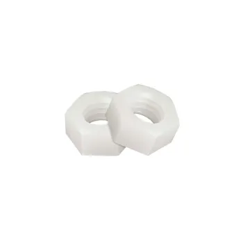 M3 Plastic - Nylon Nut - White M3 Plastic - Nylon Nut - White