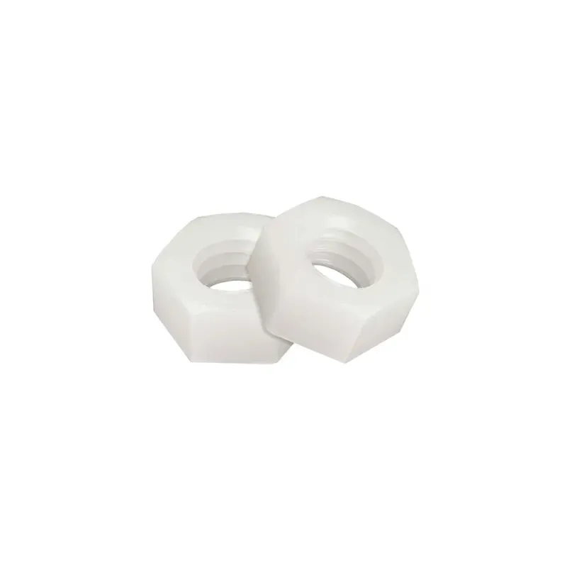 M3 Plastic - Nylon Nut - White M3 Plastic - Nylon Nut - White