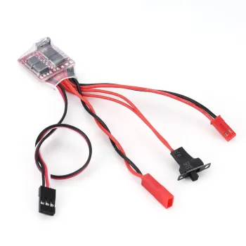 30A Brushed Electronic Speed Controller with Switchable Brake for RC Cars, Boats, and Tanks 30A Brushed Electronic Speed Controller with Switchable Brake for RC Cars, Boats, and Tanks