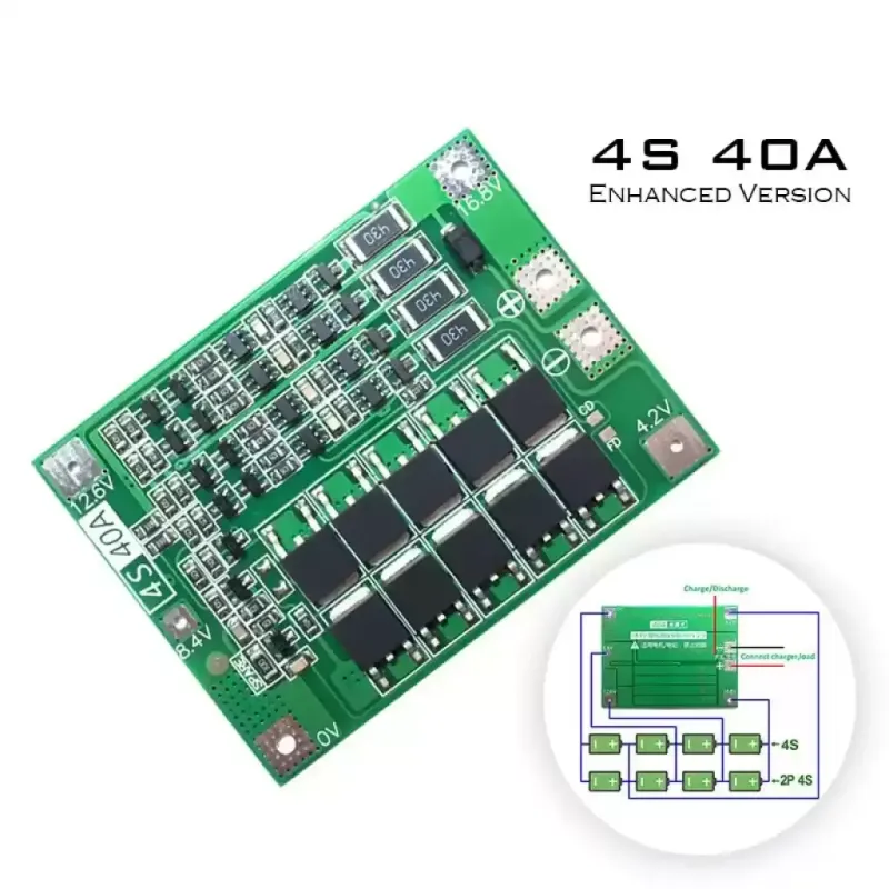 4S 40A Lithium Battery BMS Balance Module - Enhanced Version 4S 40A Lithium Battery BMS Balance Module - Enhanced Version