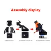 Servo Bracket Pan/Tilt Camera Platform Anti-Vibration Camera Mount for SG90, MG90S Servo Bracket Pan/Tilt Camera Platform Anti-Vibration Camera Mount for SG90, MG90S