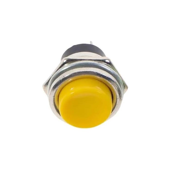 Buton Pulsator 16mm, Momentan ON/OFF, 2 Amp, PBS-26B - Galben Buton Pulsator 16mm, Momentan ON/OFF, 2 Amp, PBS-26B - Galben