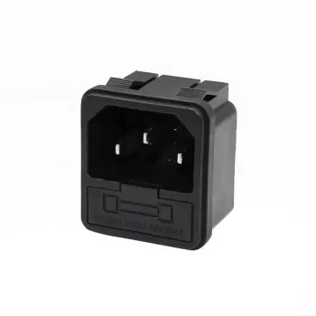 AC Power Socket Male 250V 10A with 10A Fuse AC Power Socket Male 250V 10A with 10A Fuse
