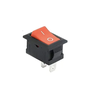 Comutator Basculant ON-OFF SPST 21x15 mm-roșu Comutator Basculant ON-OFF SPST 21x15 mm-roșu