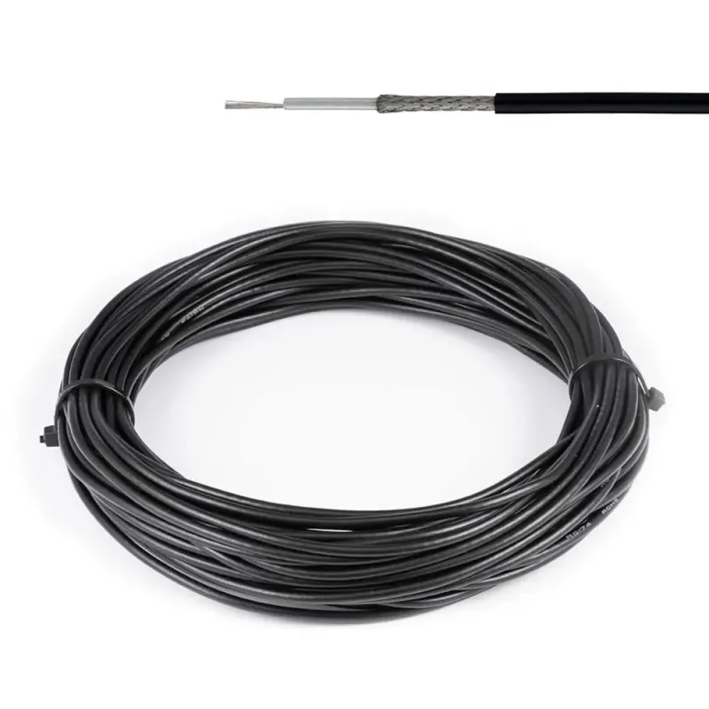 RG174-U Coaxial Cable 50 Ohm Flexible for RF Antenna - 1 Meter RG174-U Coaxial Cable 50 Ohm Flexible for RF Antenna - 1 Meter