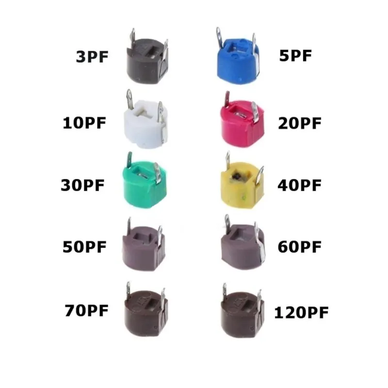 120pF Trimmer Adjustable Capacitor 120pF Trimmer Adjustable Capacitor