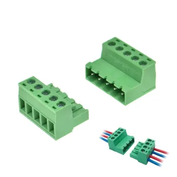 Conector Blocuri Terminale Conectabile de 5,08 mm 5 Poli - 1 Pereche (mascul și femela) Conector Blocuri Terminale Conectabile de 5,08 mm 5 Poli - 1 Pereche (mascul și femela)