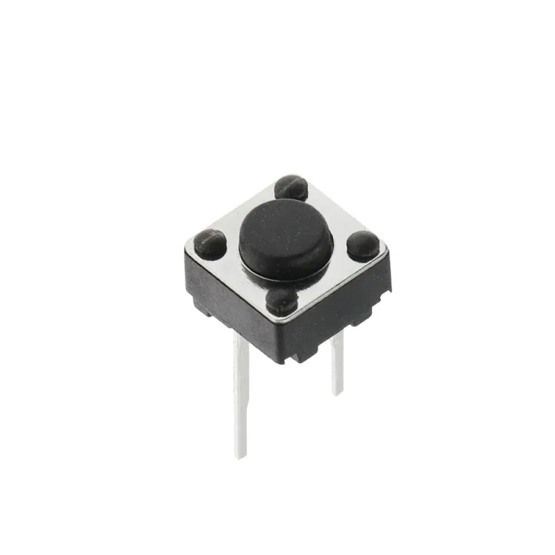 Comutator cu Buton Tactil Momentan cu 2 Pini 6x6x5mm Comutator cu Buton Tactil Momentan cu 2 Pini 6x6x5mm