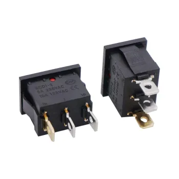 KCD1-101N-2 illuminated Rocker Switch ON-OFF 250V 6A SPST 21x15 mm - Red Light KCD1-101N-2 illuminated Rocker Switch ON-OFF 250V 6A SPST 21x15 mm - Red Light