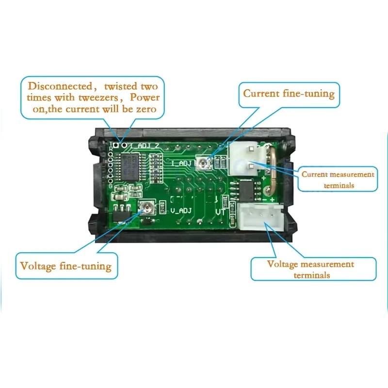 Digital Ammeter 10A Voltmeter 0-100V - Case Digital Ammeter 10A Voltmeter 0-100V - Case
