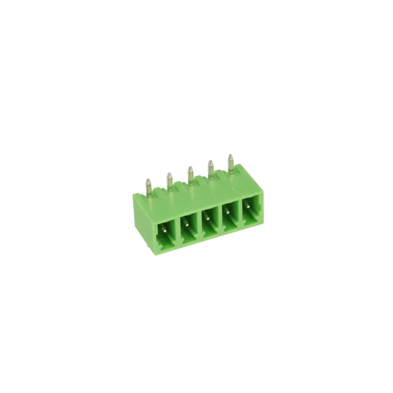 Conector Bloc Terminal 90C cu Unghi Drept de 3,81 mm - Tată Conector Bloc Terminal 90C cu Unghi Drept de 3,81 mm - Tată