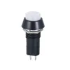 Buton Pulsator 12mm cu Blocare pornit/oprit 3 Amperi PBS-11A - Alb Buton Pulsator 12mm cu Blocare pornit/oprit 3 Amperi PBS-11A - Alb