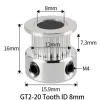 GT2-6mm Timing Belt Pulley 20T - Bore 8mm GT2-6mm Timing Belt Pulley 20T - Bore 8mm