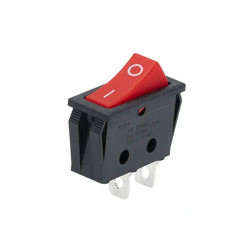 KCD3 ON-OFF Rocker Switch SPST 2-Pin 1-Way 250V 15A – Red KCD3 ON-OFF Rocker Switch SPST 2-Pin 1-Way 250V 15A – Red