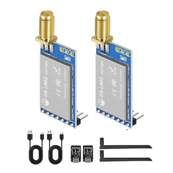 Kit modul LoRa DX-SMART DX-LR02, UART, 433-475 MHz, 5-8 km