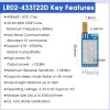 DX-SMART DX-LR02 LoRa Module Kit, UART, 433-475 MHz, 5-8 km DX-SMART DX-LR02 LoRa Module Kit, UART, 433-475 MHz, 5-8 km