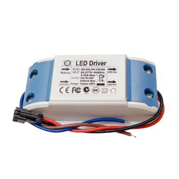 Driver LED cu curent constant 650mA pentru 6-10 LED-uri de 3W conectate în serie, 85-277V AC