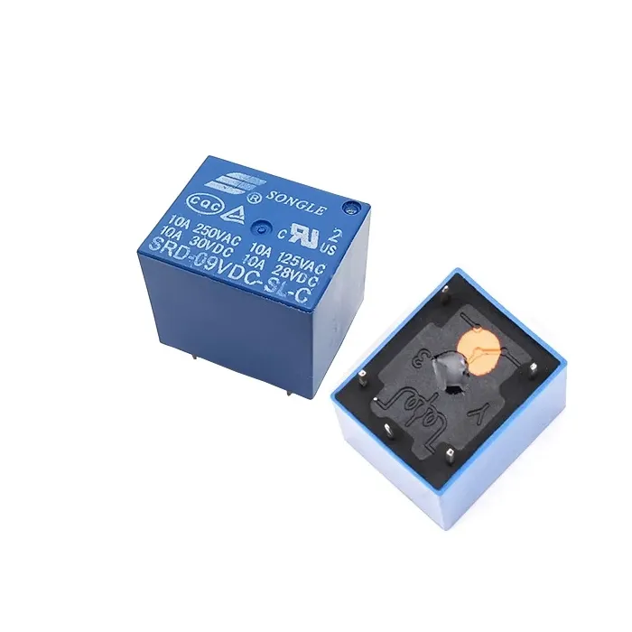 9V DC Relay 10A 250V Songle 9V DC Relay 10A 250V Songle