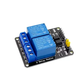 Modul Releu Arduino 2 Canale 12V - Protejat cu Optocuplor Modul Releu Arduino 2 Canale 12V - Protejat cu Optocuplor