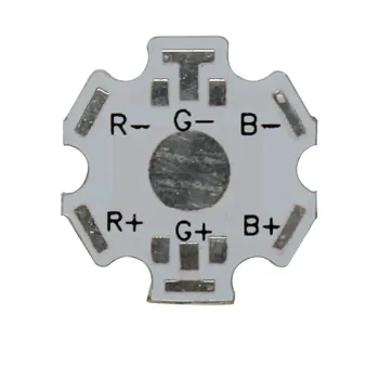 RGB Power LED 6 Pin Aluminum Heatsink RGB Power LED 6 Pin Aluminum Heatsink