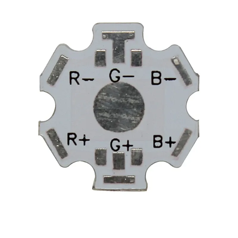 RGB Power LED 6 Pin Aluminum Heatsink RGB Power LED 6 Pin Aluminum Heatsink
