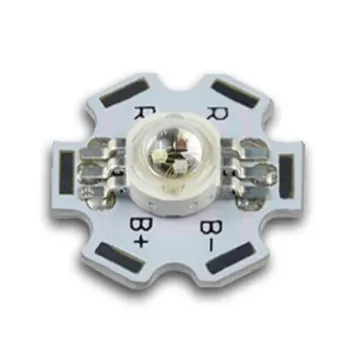 RGB Power LED 6 Pin Aluminum Heatsink RGB Power LED 6 Pin Aluminum Heatsink