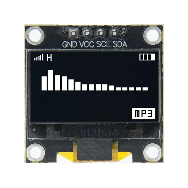 0.96 Inch White I2C IIC OLED LCD Module 4pin SSD1306 Chip 0.96 Inch White I2C IIC OLED LCD Module 4pin SSD1306 Chip