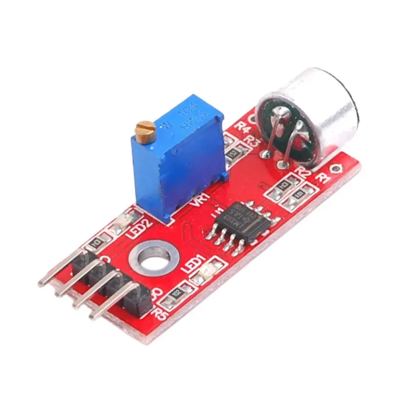 Modul Senzor Microfon Audio - Sensibilitate Ridicată 4 Pini Modul Senzor Microfon Audio - Sensibilitate Ridicată 4 Pini