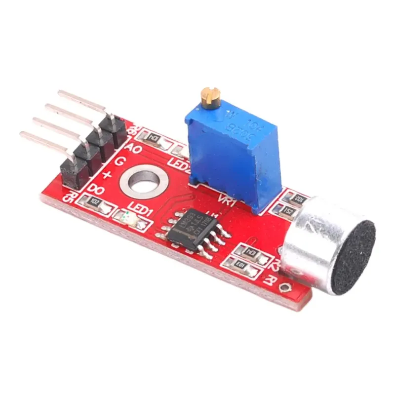 Modul Senzor Microfon Audio - Sensibilitate Ridicată 4 Pini Modul Senzor Microfon Audio - Sensibilitate Ridicată 4 Pini