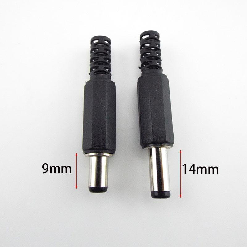5.5 mm × 2.5 mm Male DC Power Plug — Short Type 5.5 mm × 2.5 mm Male DC Power Plug — Short Type