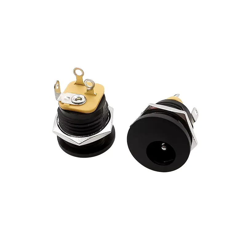 5.5x2.1mm DC Power Jack DC Connector Panel Mounting 5.5x2.1mm DC Power Jack DC Connector Panel Mounting