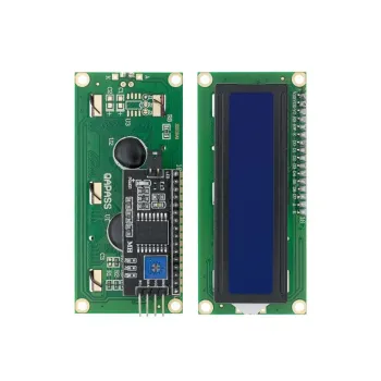 Modul de Afișare LCD 16x2 Ecran Albastru LCD 1602 cu Lipire I2C Modul de Afișare LCD 16x2 Ecran Albastru LCD 1602 cu Lipire I2C