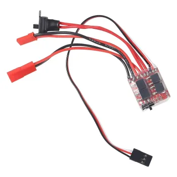 20A Brushed ESC Electronic Speed Controller With Brake Switchable for RC Car Boat Tank 20A Brushed ESC Electronic Speed Controller With Brake Switchable for RC Car Boat Tank