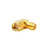 Conector cu Unghi Drept SMA Masculin la SMA Feminin RF Conector cu Unghi Drept SMA Masculin la SMA Feminin RF