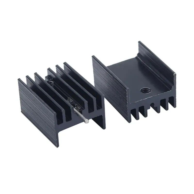 Aluminium TO-220 Transistor Heatsink 21x15x11 mm Aluminium TO-220 Transistor Heatsink 21x15x11 mm