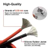 24 AWG Flexible Silicone Wire 0.08mm Tinned Copper - BLACK - 1 Meter 24 AWG Flexible Silicone Wire 0.08mm Tinned Copper - BLACK - 1 Meter