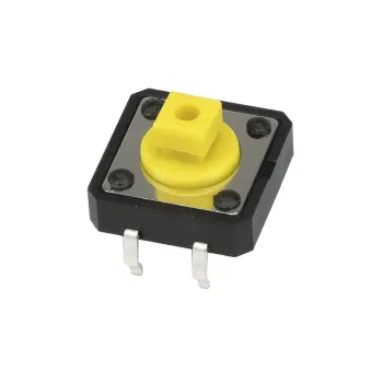 Comutator cu Buton Tactil Momentan cu 4 Pini (B3F-4055) - 12x12x7.3mm Comutator cu Buton Tactil Momentan cu 4 Pini (B3F-4055) - 12x12x7.3mm