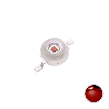 3W Power Led DEEP RED 660nm 3W Power Led DEEP RED 660nm