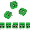 5.08 mm 2 Pin PCB Terminal Block (Height 10mm) - Green 5.08 mm 2 Pin PCB Terminal Block (Height 10mm) - Green