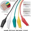 Crocodile Cable Set 10pcs Alligator Clips 5 Colour Crocodile Cable Set 10pcs Alligator Clips 5 Colour