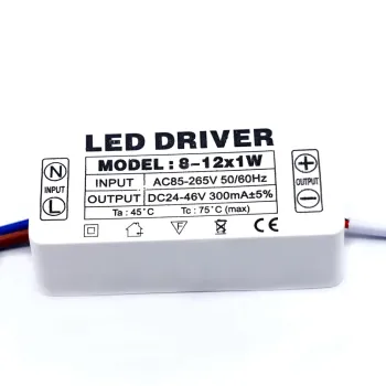 8 - 12 x 1W 300mA Led Driver Curent Constant Led Driver 8 - 12 x 1W 300mA Led Driver Curent Constant Led Driver