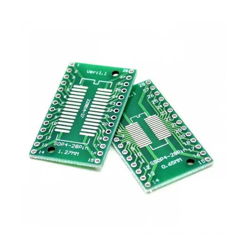 SOP-28 la DIP-28 SMD la DIP Placa Adaptoare IC SOP-28 la DIP-28 SMD la DIP Placa Adaptoare IC