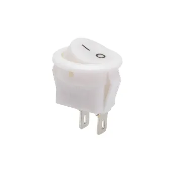 Comutator Basculant ON/OFF SPST 250V 6A 2 Pini - Alb Comutator Basculant ON/OFF SPST 250V 6A 2 Pini - Alb