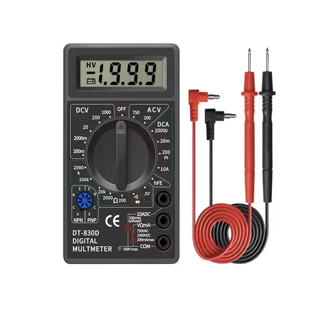 DT-830D Digital Multimeter - Black DT-830D Digital Multimeter - Black