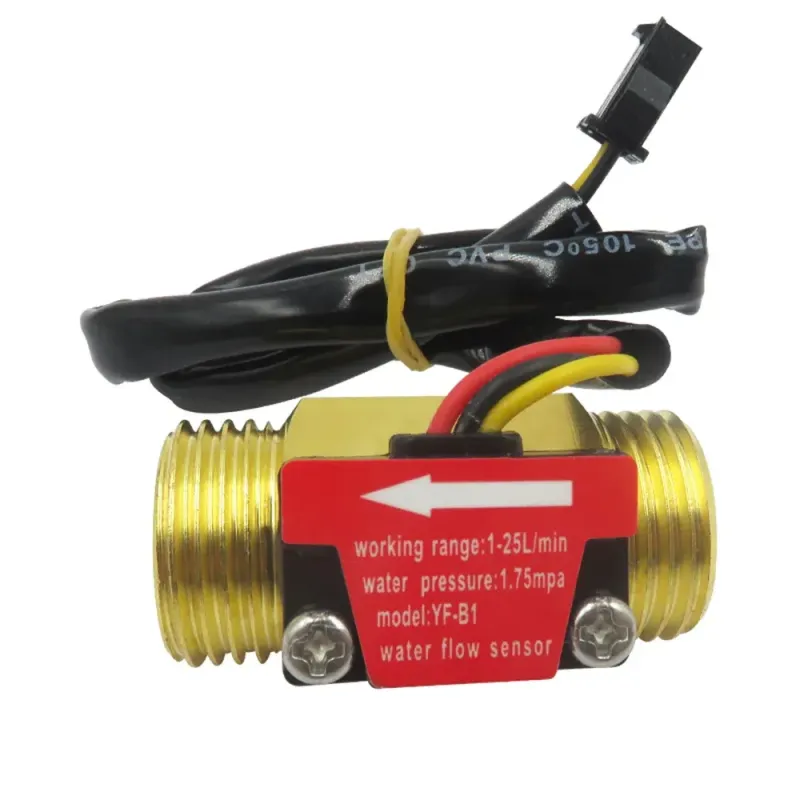 YF-B1 Water Flow Sensor with Temperature Sensor YF-B1 Water Flow Sensor with Temperature Sensor
