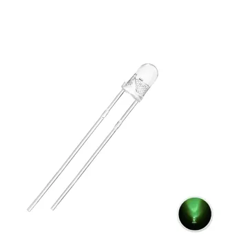 LED Verde Transparent de 3 mm LED Verde Transparent de 3 mm