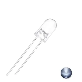 5mm LED Transparent White 5mm LED Transparent White