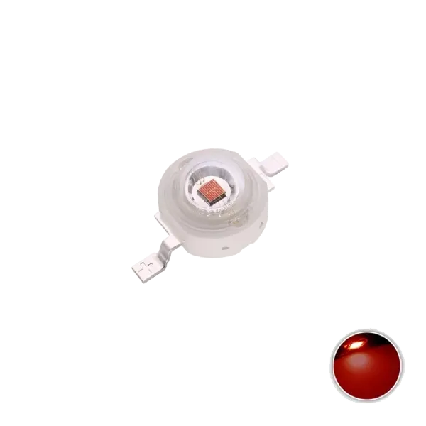 LED de Putere 1W DEEP RED 660nm LED de Putere 1W DEEP RED 660nm